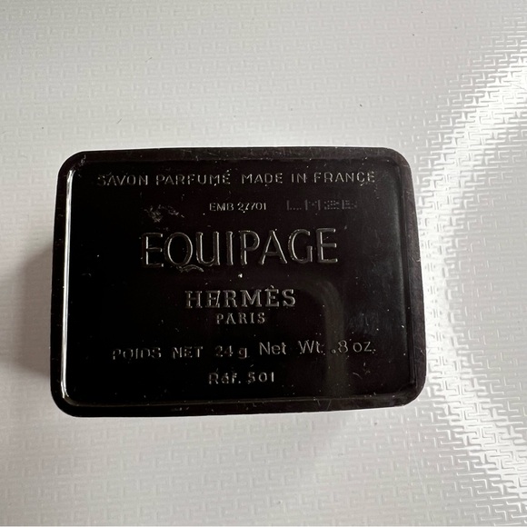 HERMES & Lancome Vtg Hotel Bar Soap Mini Lot of 2 - Picture 7 of 8